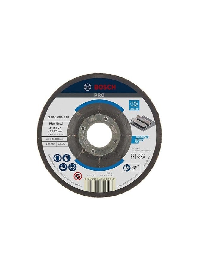 حجر تجليخ BOSCH مقاس 4.5 بوصة | متين ودقيق لتلميع وقطع المعادن